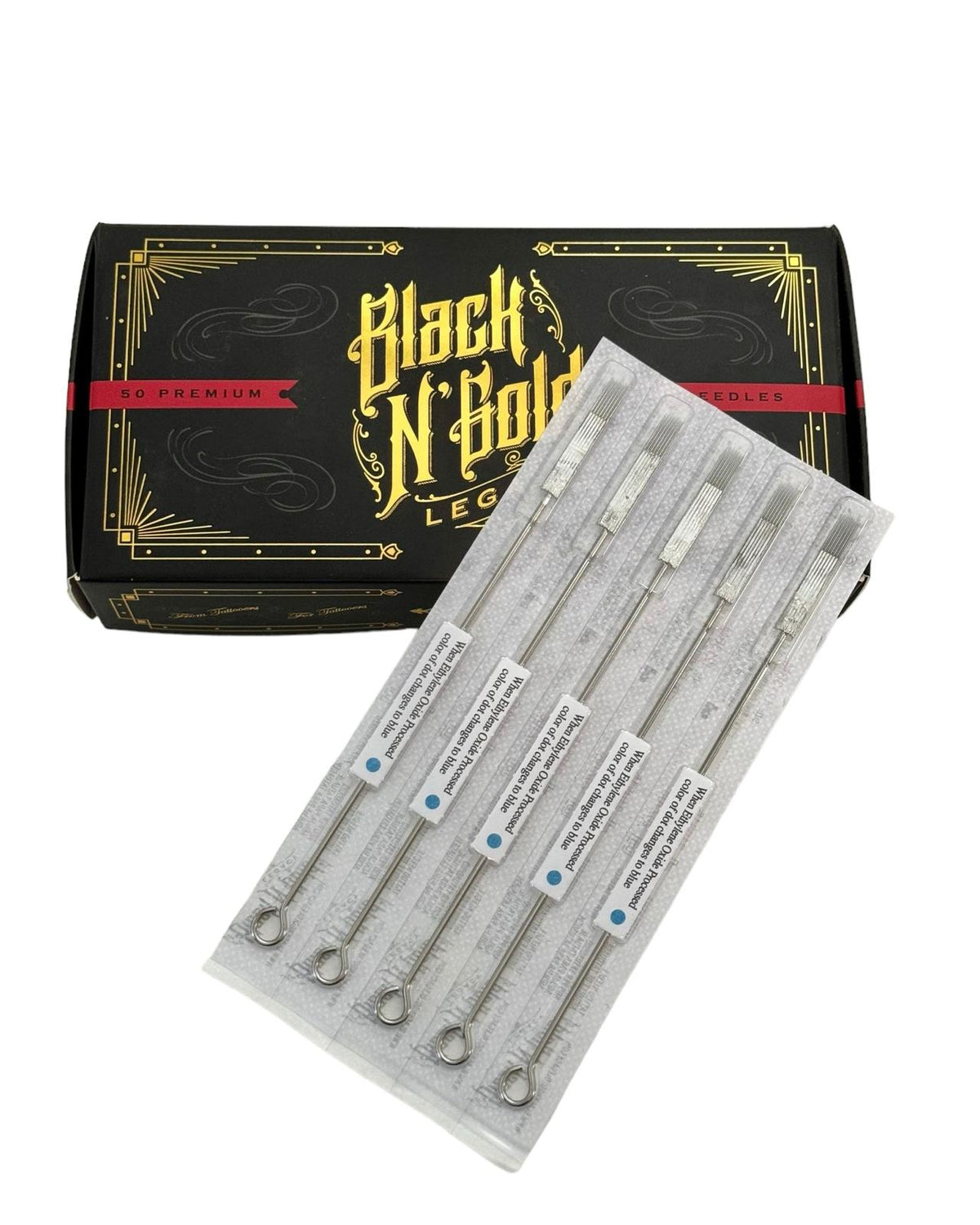 Black n' Gold Legacy - Magnum Tattoo Needles (12/0.35) - Super Sale