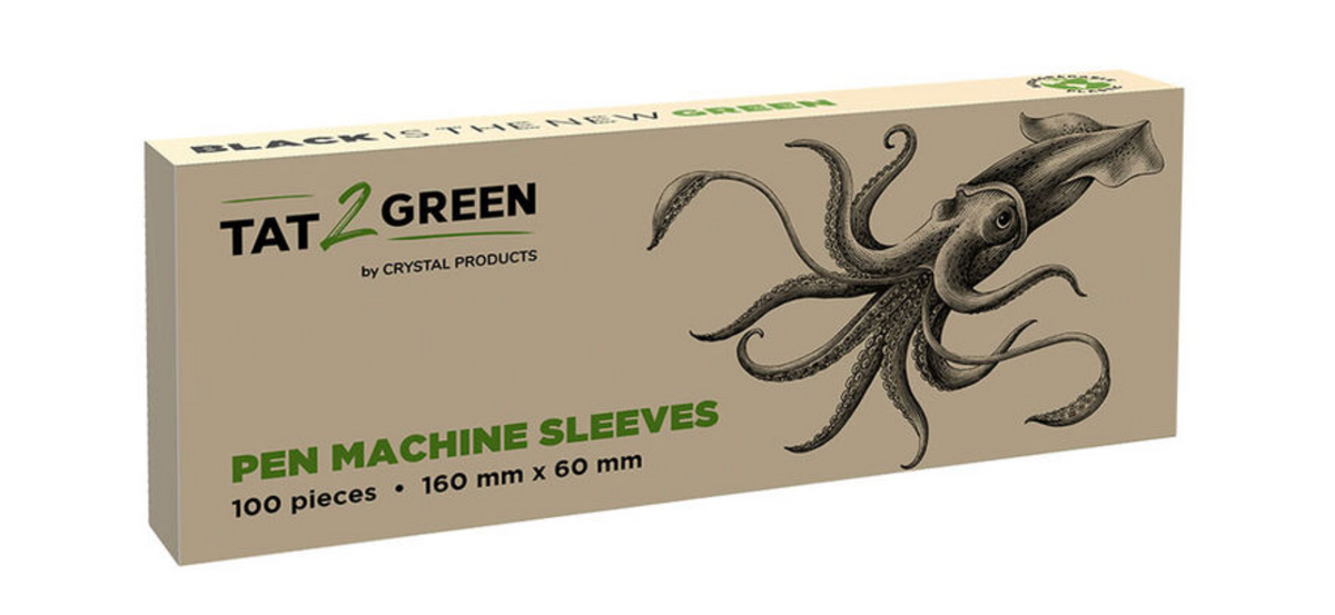 "Bio Kunststoff" - Schutzhüllen für Pen Maschine - Schwarz - 160 mm - 60 mm - 100er Box