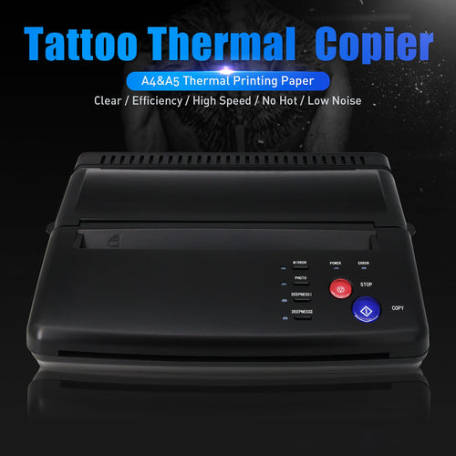 Black Thermal Kopierer A4, für den Tattoobedarf entwickelt