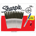 Box mit 24 Sharpie Fine Point schwarze Marker - Plus 1 Blauer Marker