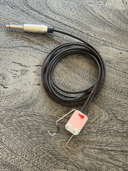 Clip Cord Schwarz mit Rosé-Basis, Edelstahlhaken, reparierbar