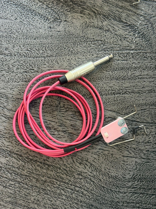 Clip Cord Pink mit Rosé-Basis, Edelstahlhaken, reparierbar