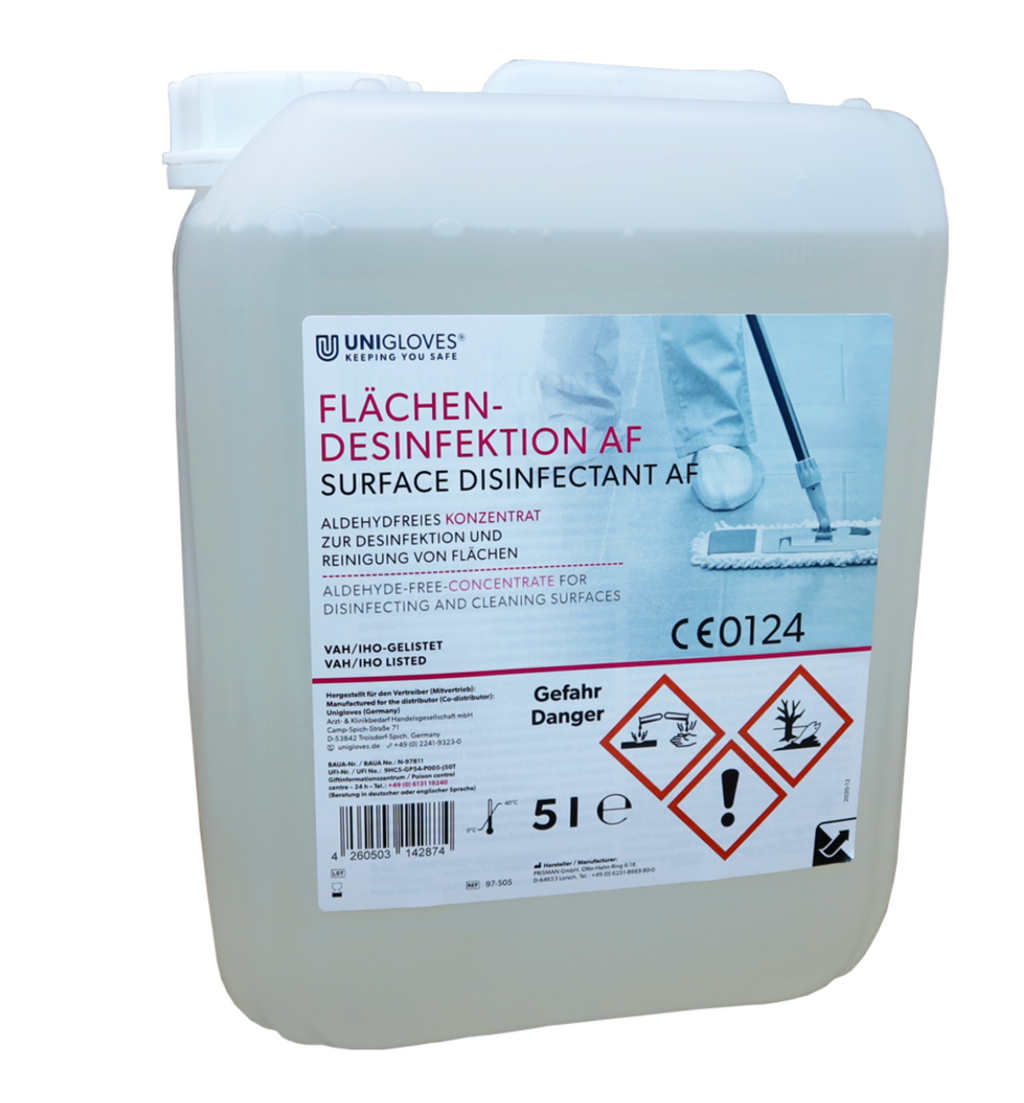 Flächendesinfektion alkoholfrei, Konzentrat, 1 oder 5 Liter
