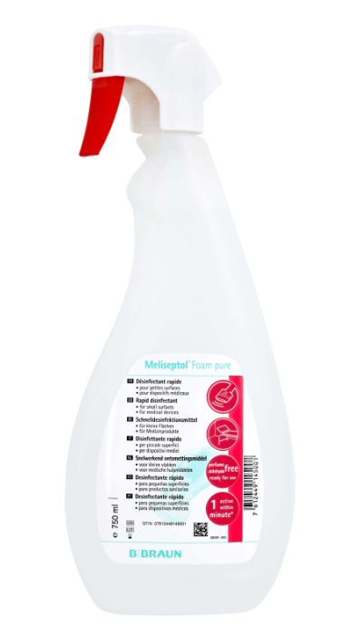 B. Braun Meliseptol Foam pure, Desinfektionsschaum, 750 ml