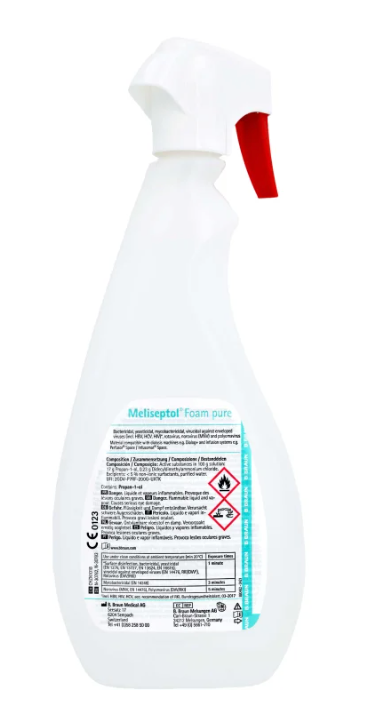 B. Braun Meliseptol Foam pure, Desinfektionsschaum, 750 ml