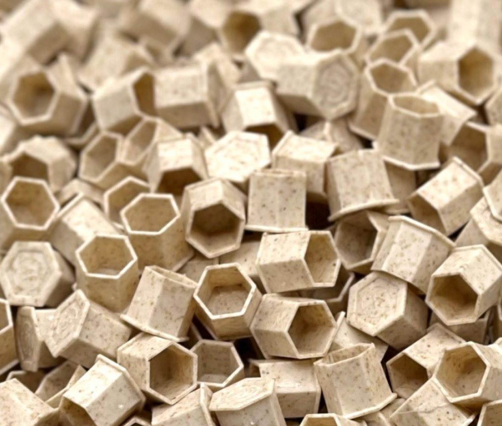 PLA "Bio Kunststoff" - Farbkappen HEXAGON - Verschiedene Größen