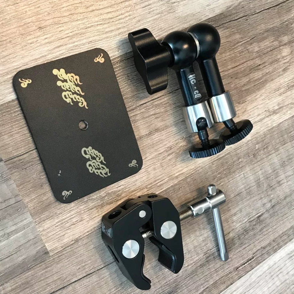 Aluminium-Arm mit Klemme, individuell einstellbar