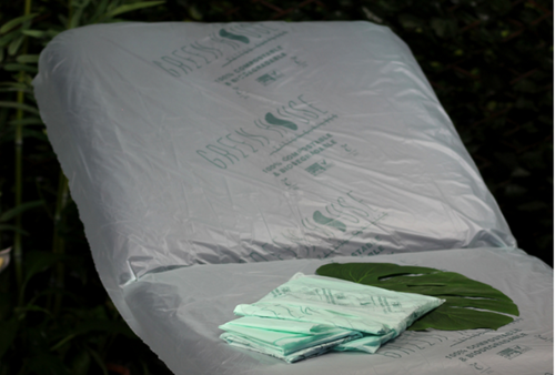 Bio-Kunststoff Liegenabdeckung, 78 × 220 cm, Rolle
