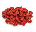 Dan Kubin Perfect Nipple Grommets 100pcs - Nadelstangengummis - Rot - FULL HARD