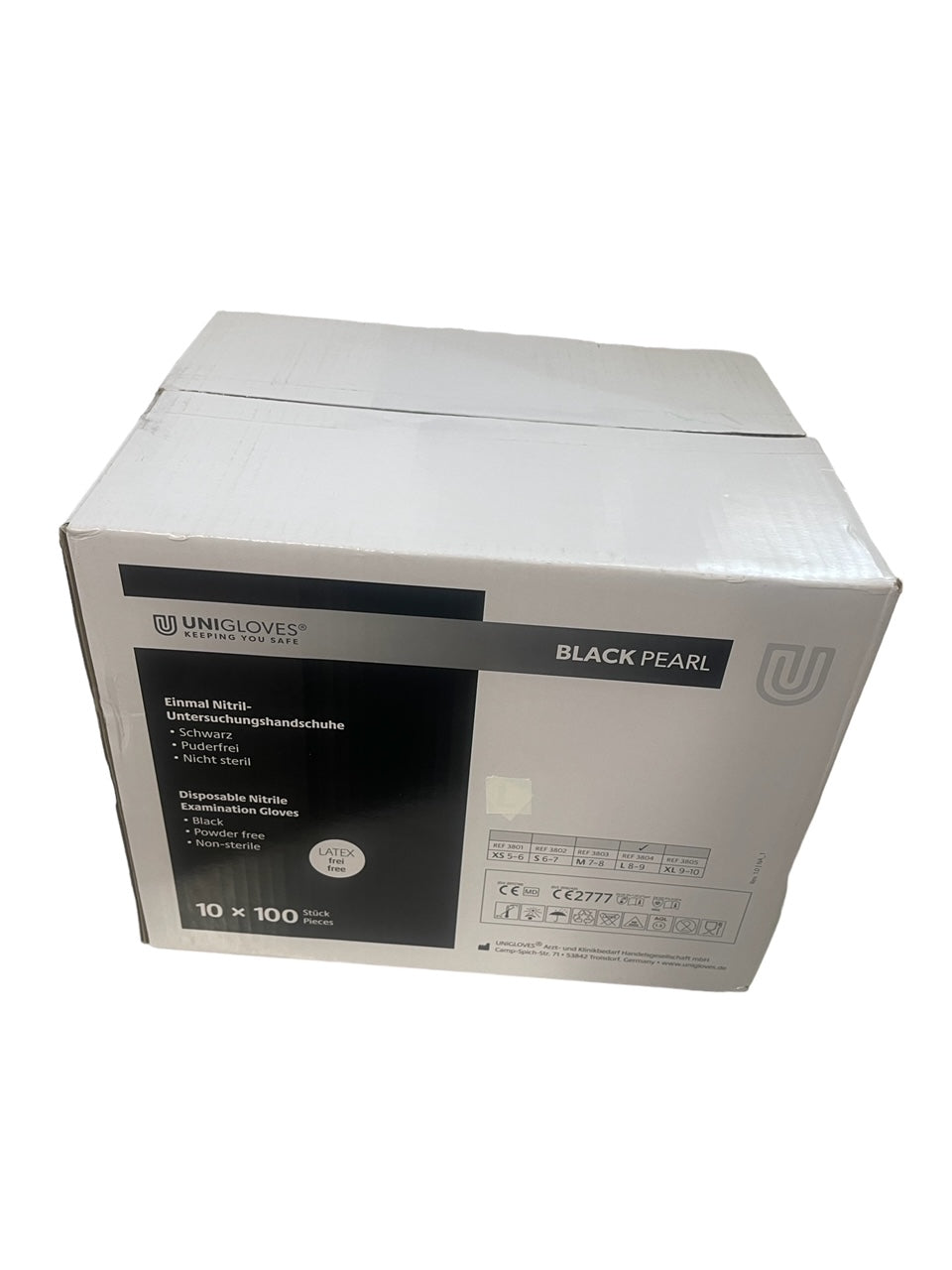 Nitril Black Pearl Handschuhe schwarz, 100 Stück