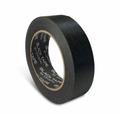 Mikroporöses Kreppband schwarz, 30 mm × 50 m