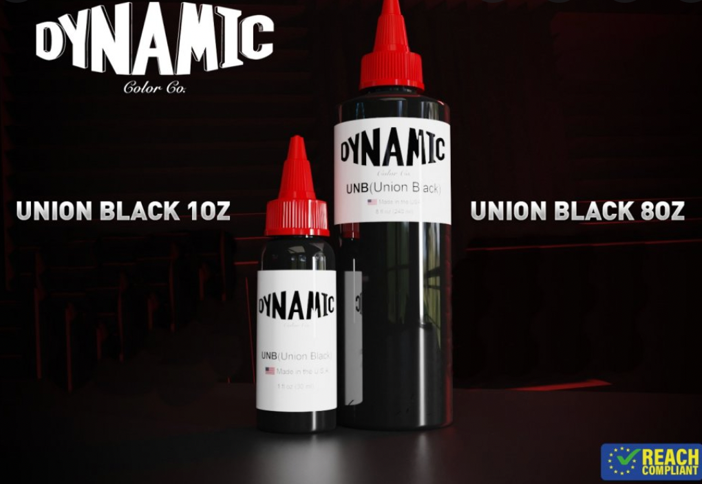 Dynamic Union Black Tattoo Ink