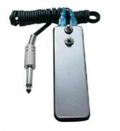 Fußschalter Light, gebürstetes Metall, extra flach
