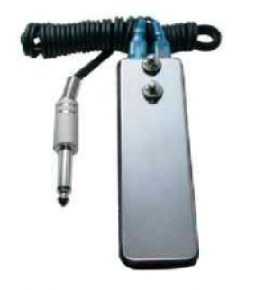 Fußschalter Light, gebürstetes Metall, extra flach