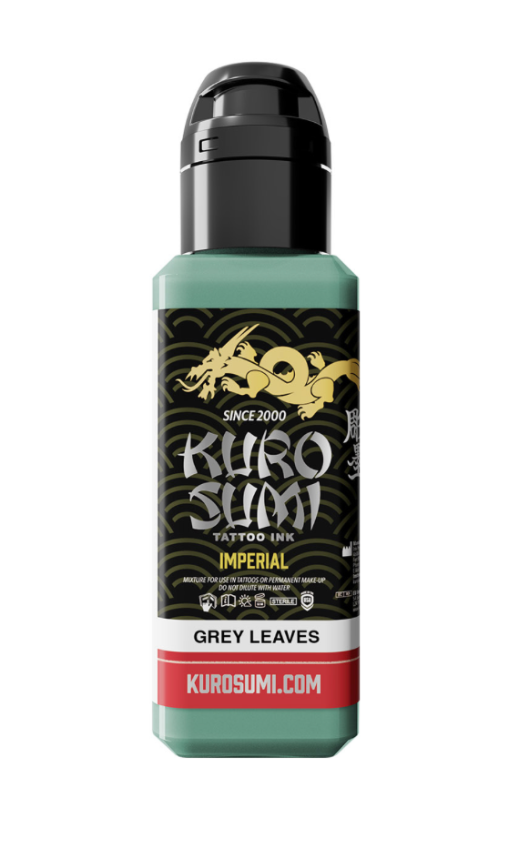 Kuro Sumi Imperial Grey Leaves, Tattoofarbe 44 ml
