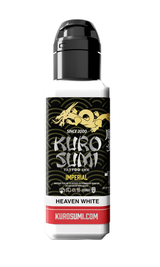 Kuro Sumi Imperial Heaven White, Tattoofarbe 44 ml