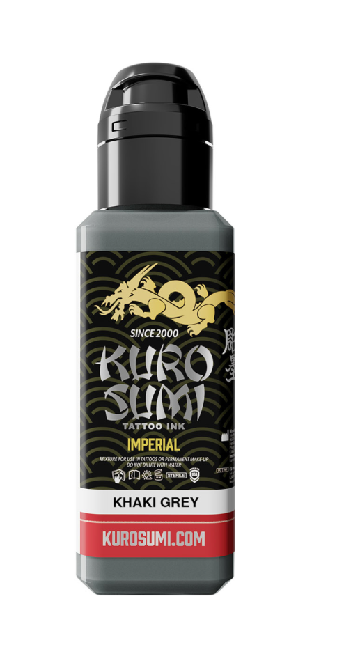 Kuro Sumi Imperial Khaki Grey, Tattoofarbe 44 ml