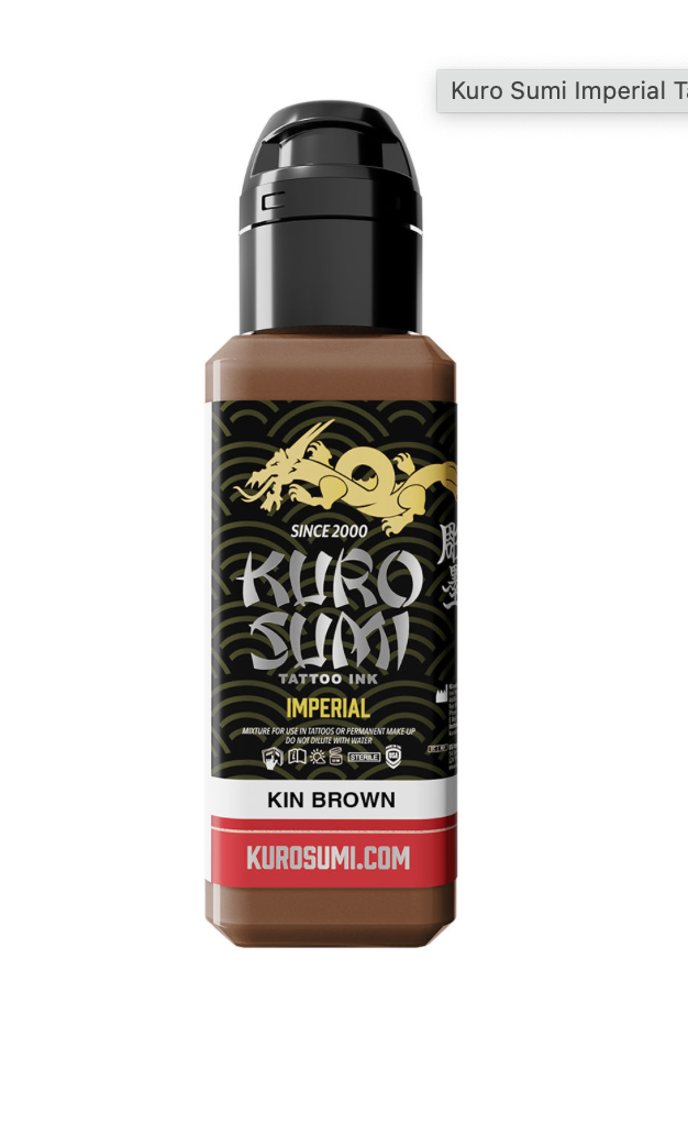Kuro Sumi Imperial Kin Brown, Tattoofarbe 44 ml