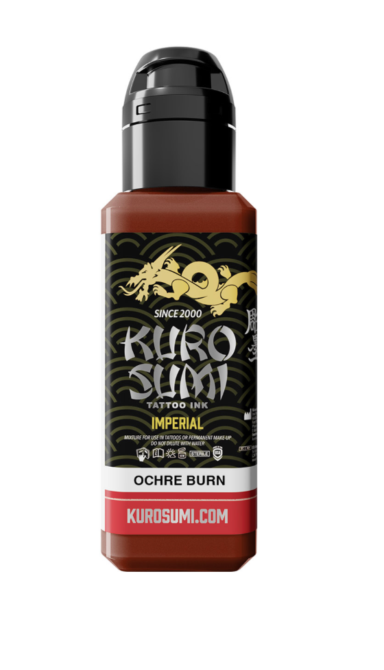 Kuro Sumi Imperial Ochre Burn, Tattoofarbe 44 ml