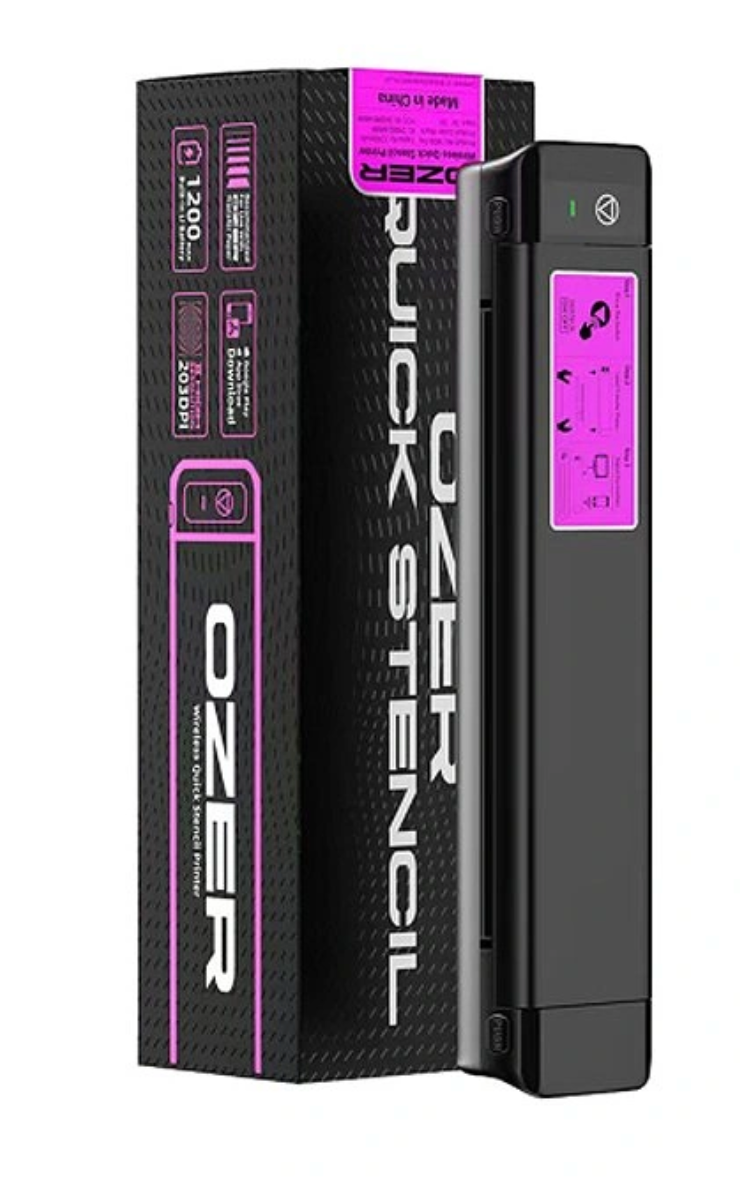 Ozer Tattoo-Thermodrucker, kabellos, Akku 1200 mAh