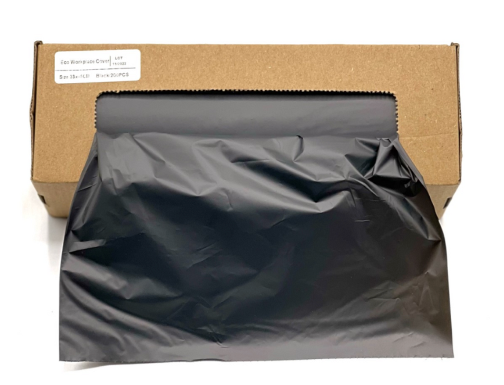 Bio-Kunststoff Arbeitsplatzauflagen, 200 Stück, 33 × 45 cm
