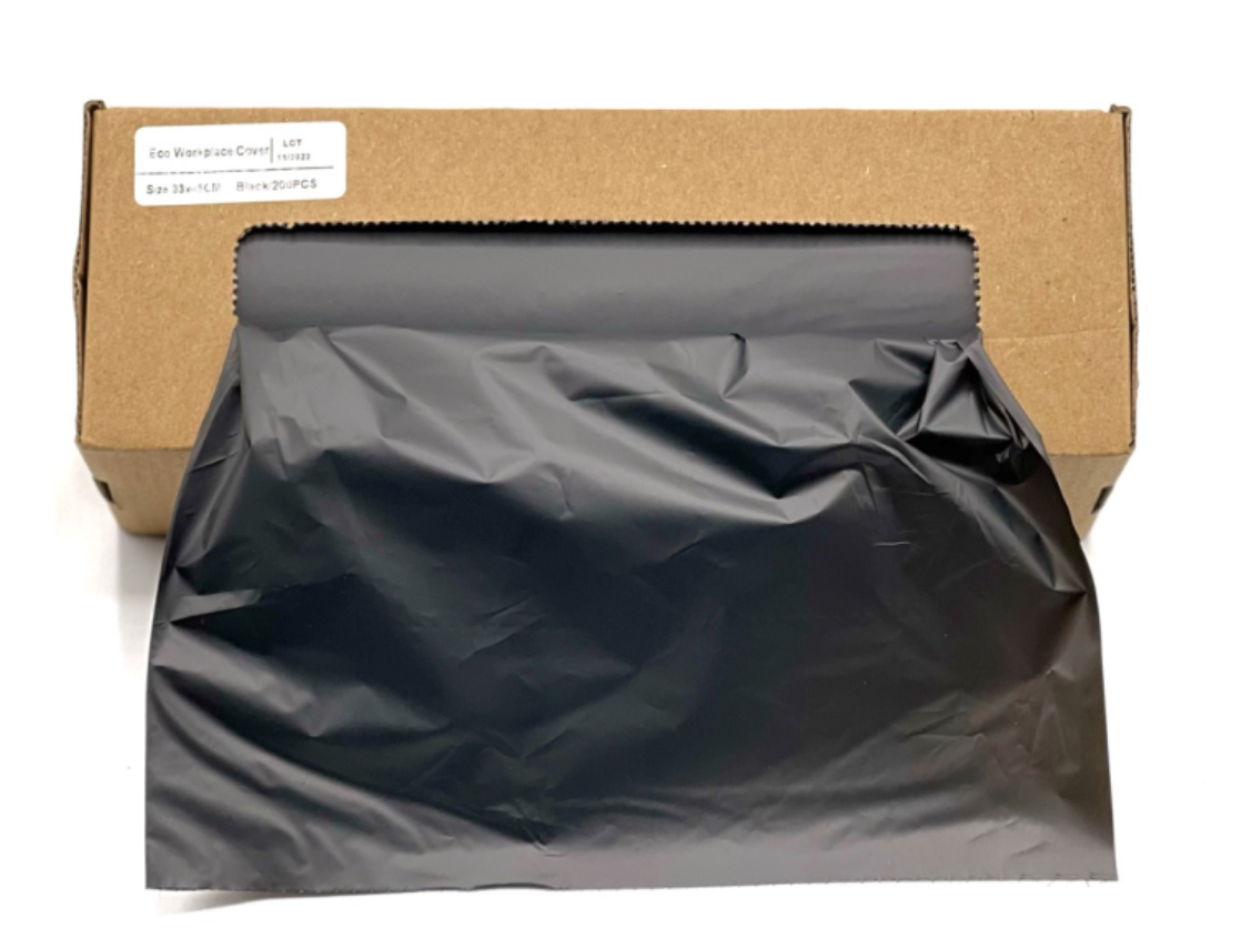 Bio-Kunststoff Arbeitsplatzauflagen, 200 Stück, 33 × 45 cm