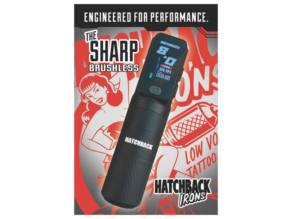 Hatchback Irons Sharp LCD, Brushless Pen mit Akku