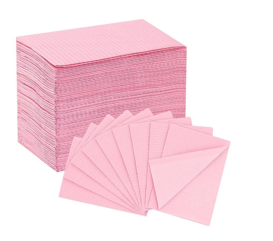 Arbeitsplatzunterlagen / Schutztücher - Rosa