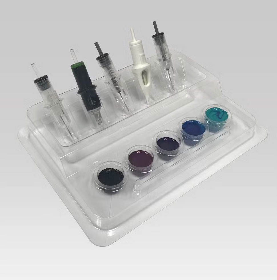 Cartridge Tray mit Farbbehältern, 20 Stück, 5 Farbnäpfe