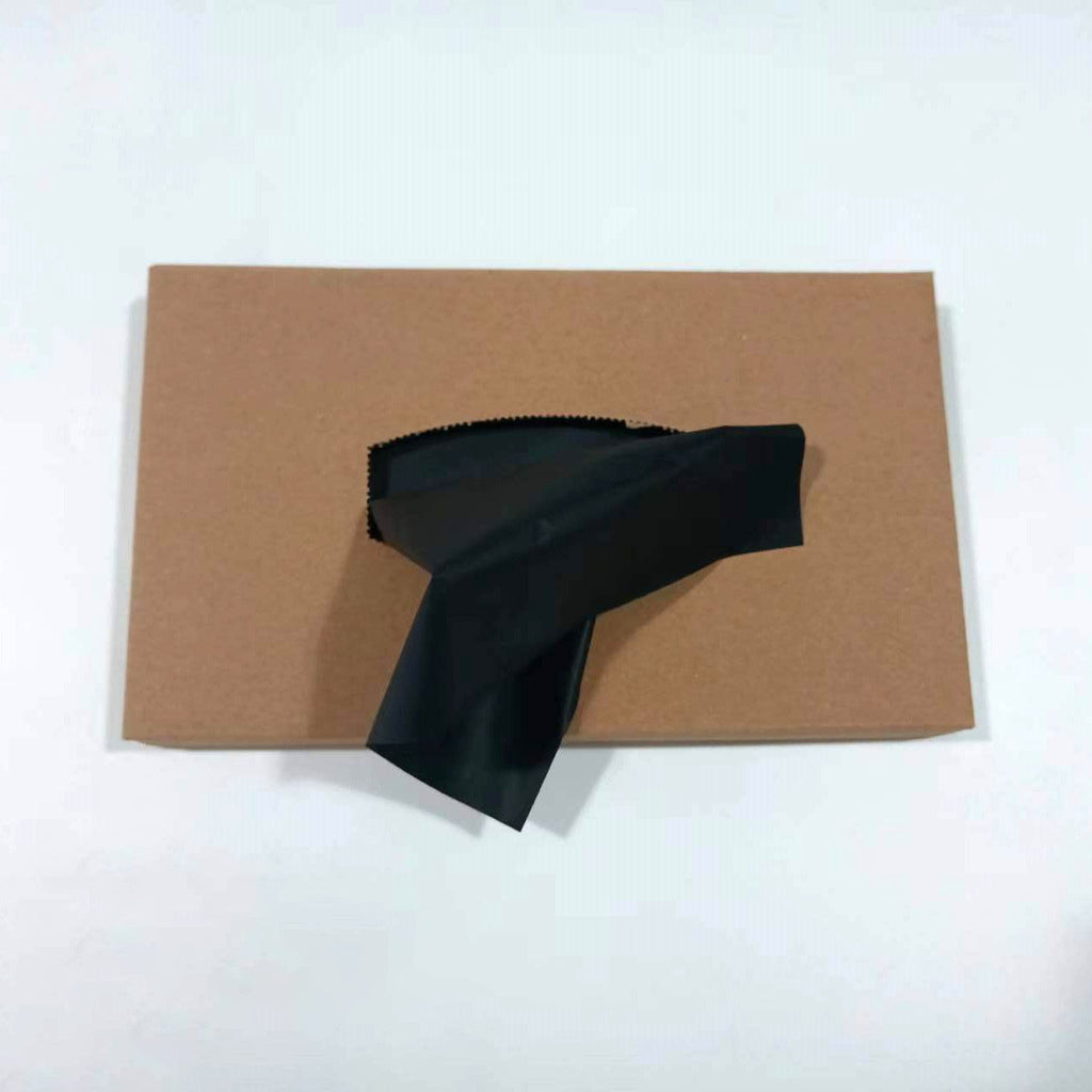 PLA "Bio Kunststoff" - Box mit 200 Schutzhüllen für Flaschen / Spritzflasche / Netzteil - 150mm x 250mm - BLACK