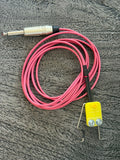 Clip Cord Pink mit Lemon-Basis, Edelstahlhaken, reparierbar