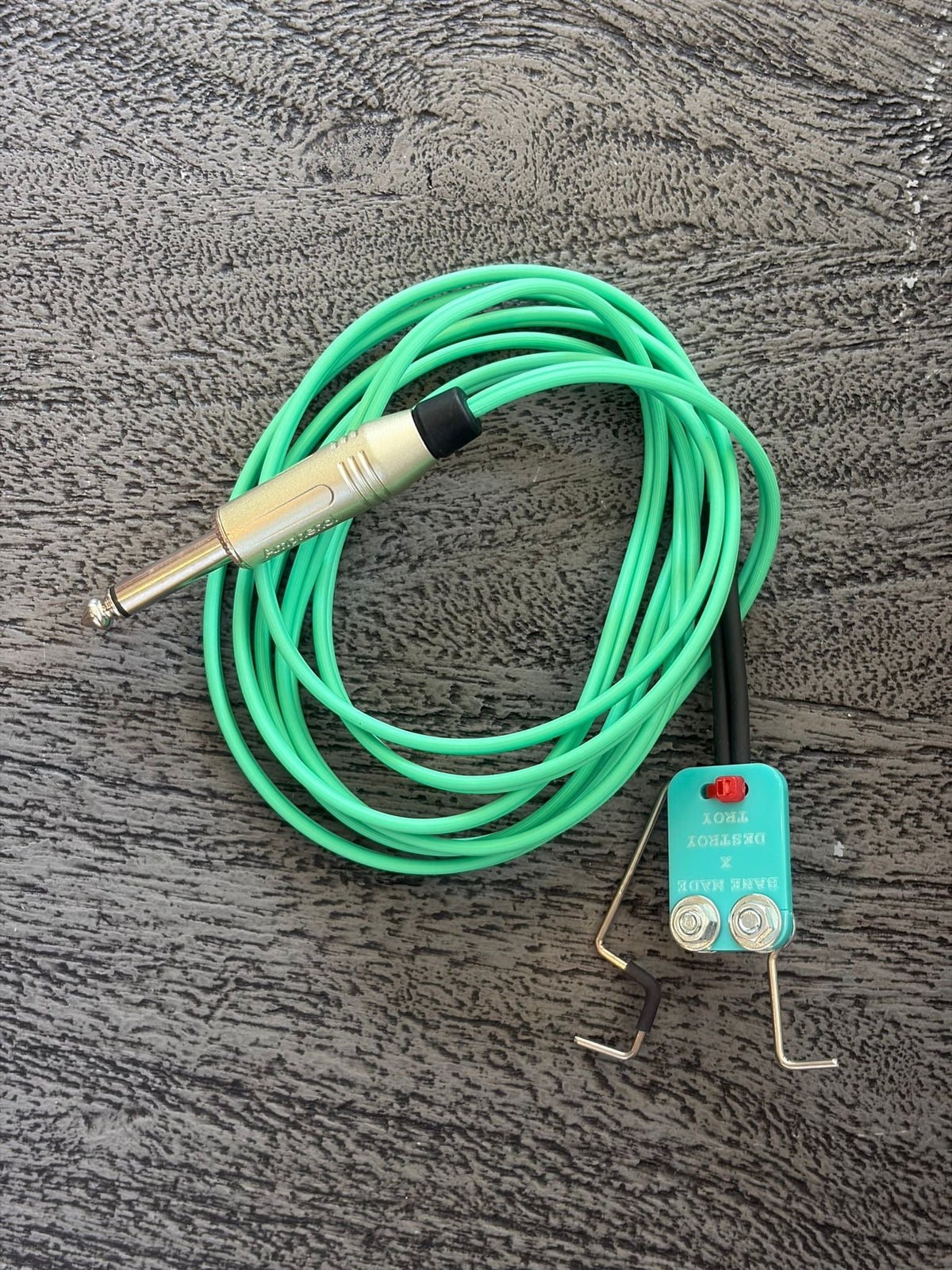 Clip Cord Mint mit Seafoam-Basis, Edelstahlhaken, reparierbar